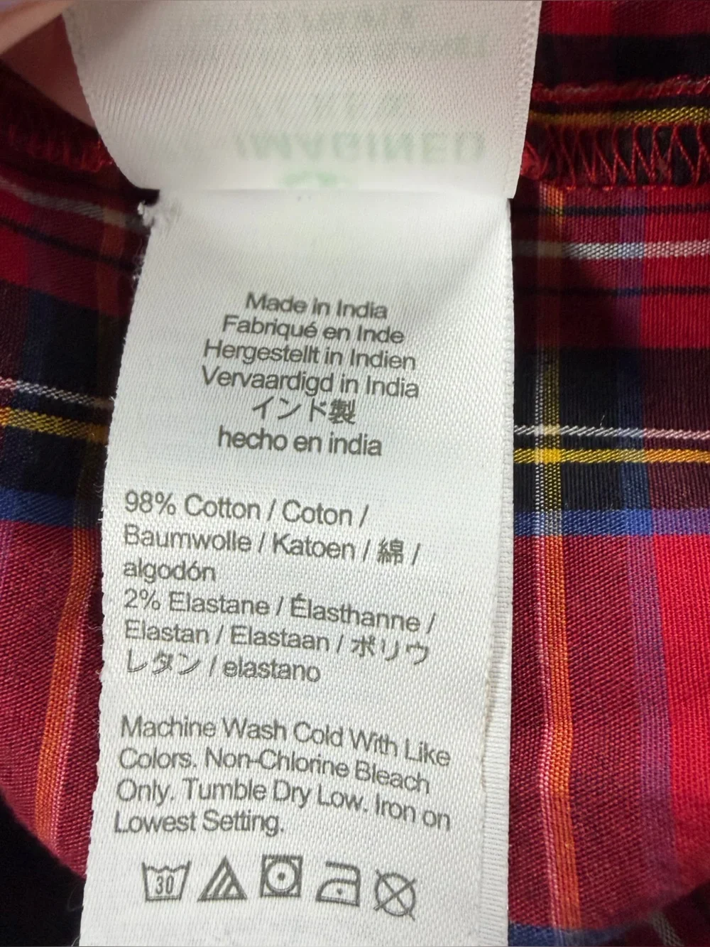J Crew Crewcuts Girls Skirt Size 12‎ Red Tartan Plaid Holiday Christmas Party